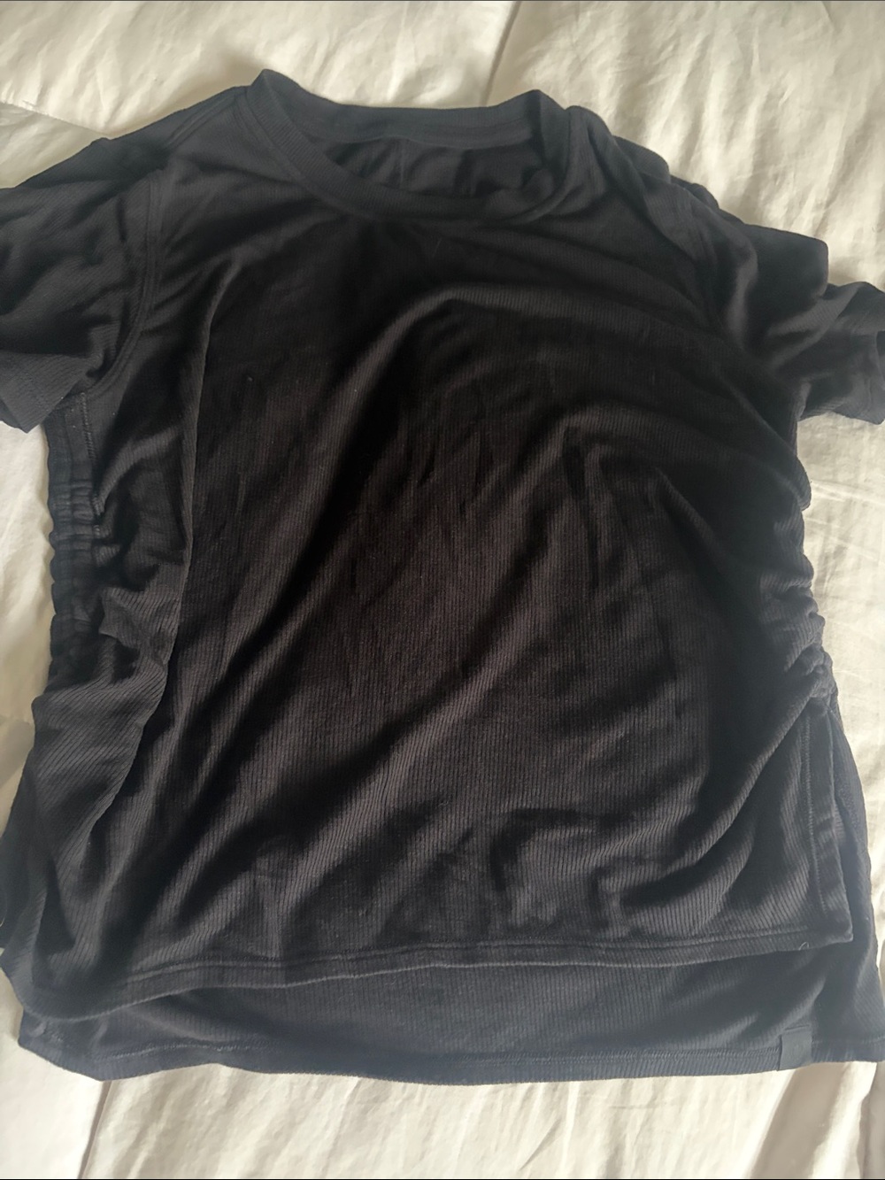 lululemon athletica Black Short Sleeve Crew Tee